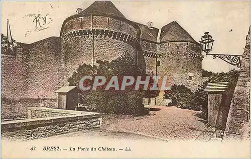 Cartes postales Brest La Porte du Chateau