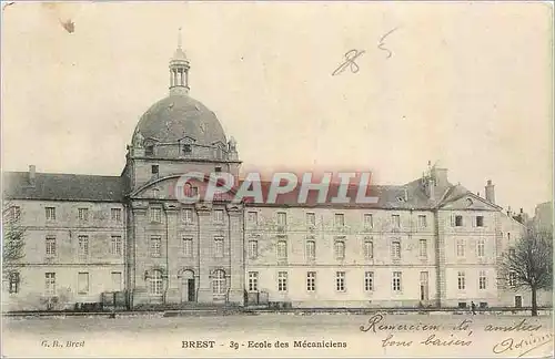 Cartes postales Brest Ecole des Mecaniciens