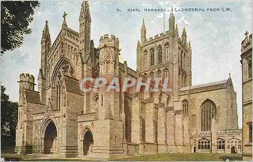 Cartes postales Hereford Cathedrale from SW