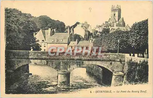 Ansichtskarte AK Quimperle Le Pont du Bourg Neuf