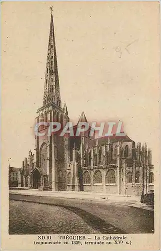 Cartes postales Treguier La Cathedrale