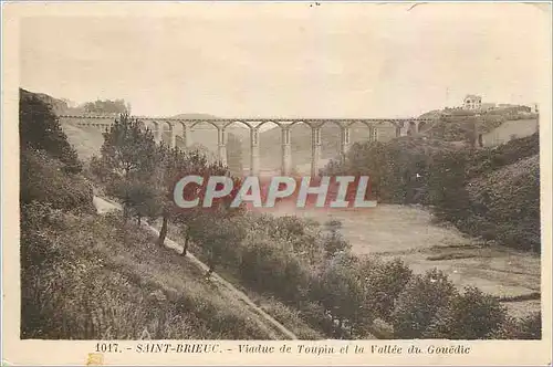 Cartes postales Saint Brieuc Viaduc de Toupin et la Vallee du Gouedic