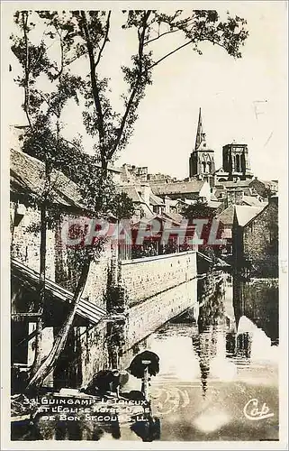 Moderne Karte Guingamp L'Eglise Notre Dame de Bon Secours