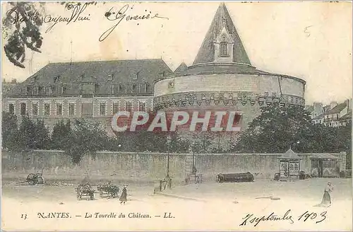 Ansichtskarte AK Nantes La Tourelle du Chateau