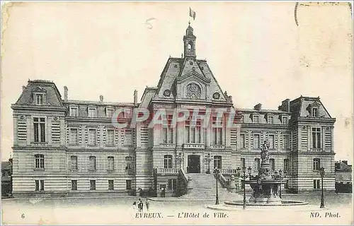 Ansichtskarte AK Evreux L'Hotel de Ville