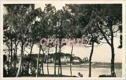 Cartes postales Perros Guirec C du N Sapiniere en bordure de la plage de Trestraou