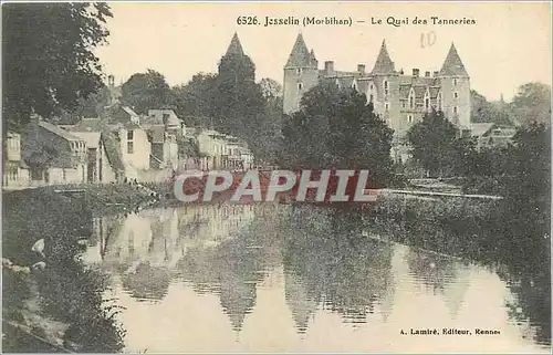 Cartes postales Josselin Morbihan Le Quai des Tanneries