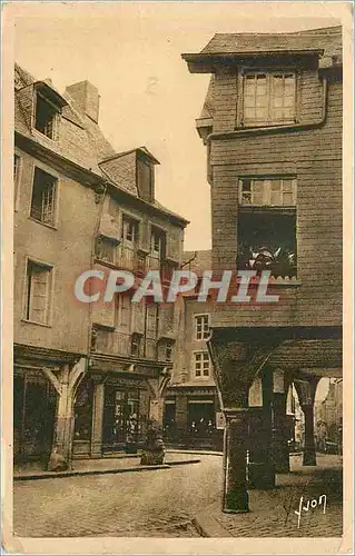 Cartes postales Dinan Cotes du Nord Vieilles maisons de la rue de l'Apport