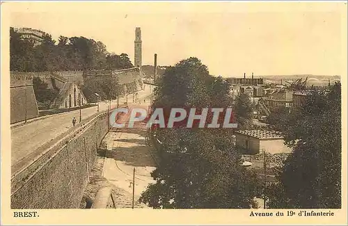 Ansichtskarte AK Brest Avenue du 19 d'Infanterie