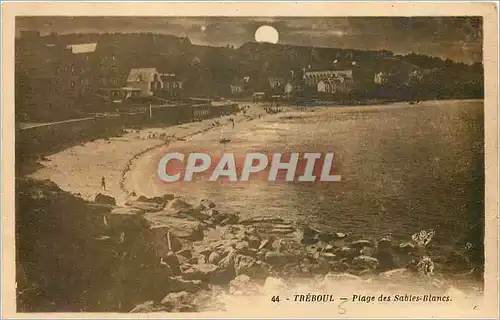 Ansichtskarte AK Treboul Plage des Sables Blancs