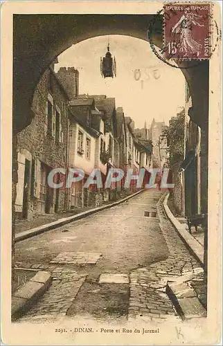 Cartes postales Dinan Porte et Rue du Jerzual