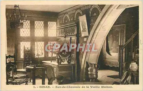 Cartes postales Dinan Rez de Chaussee de la Vieille Maison