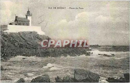 Cartes postales Ile de Brehat Phare du Paon