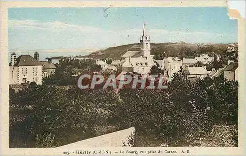 Cartes postales Kerity C du N Le Bourg vue prise du Carrec