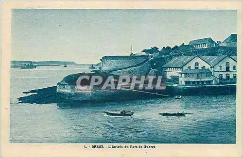 Cartes postales Brest L'Entree du Port de Guerre