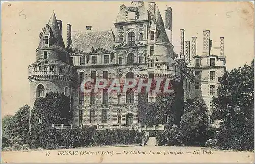 Cartes postales Brissac Maine et Loire Le Chateau Facade principale