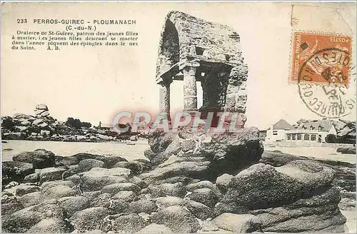 Cartes postales Perros Guirrec Ploumanach C du N Oratoire de St Guirec