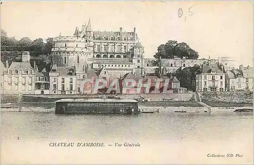 Cartes postales Chateau d'Amboise Vue Generale