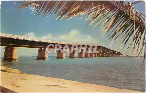 Ansichtskarte AK A view of the Overseas Highway linking Florida with Key West