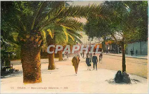 Cartes postales Oran Boulevard Seguin