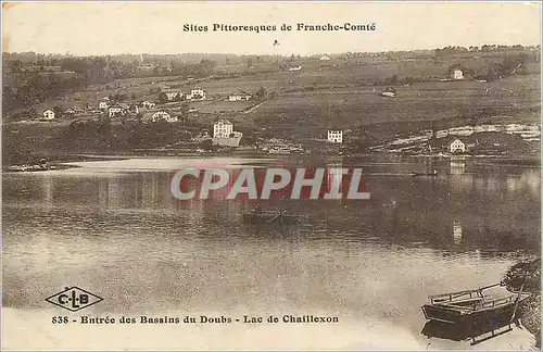 Cartes postales Entree des Bassins du Doubs Lac de Chaillexon