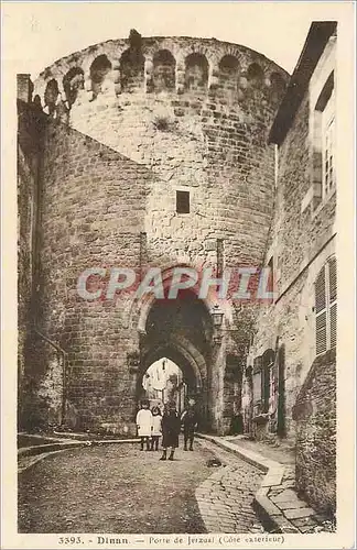 Cartes postales Dinan Porte de Jerzual Cote exterieur