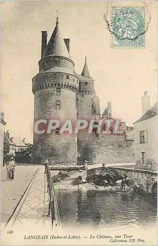 Ansichtskarte AK Langeais Indre et Loire Le chateau une Tour