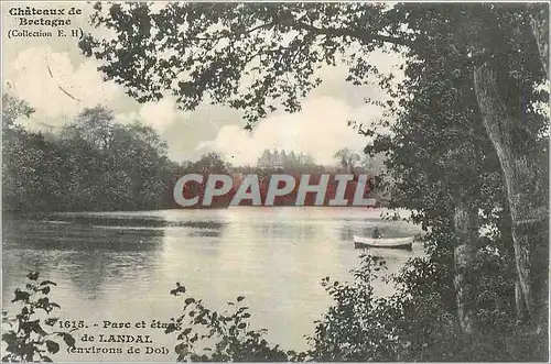 Cartes postales Chateaux de Bretagne Parc et etang de Landal environs de Dol