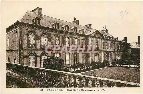 Ansichtskarte AK Valognes Hotel de Beaumont