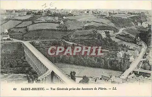 Cartes postales Saint Brieuc Vue Generale prise des hauteurs de Plerin