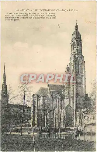 Cartes postales Saint Laurent sur Sevre Vendee L'Eglise