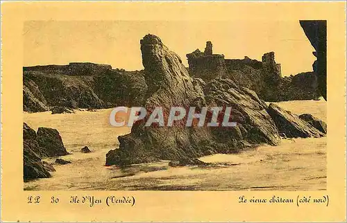 Ansichtskarte AK Ile d'Yeu Vendee Le vieux chateau cote nord