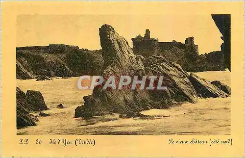 Cartes postales Ile d'Yeu Vendee Le vieux chateau cote nord