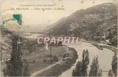 Cartes postales Besancon Vallee du Doubs a la Malate