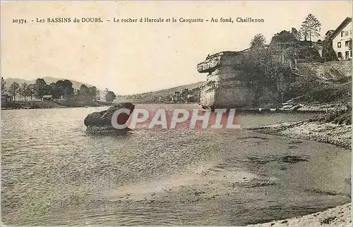 Cartes postales Les Bassins du Doubs Le rocher d'Hercule et la Casquette