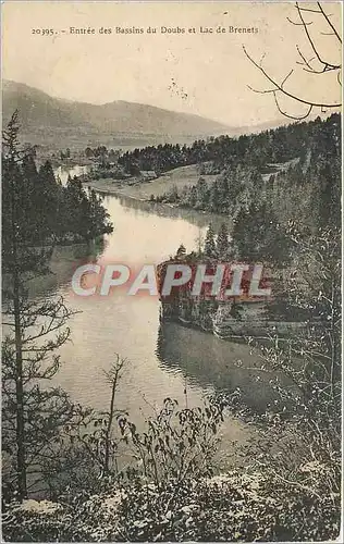 Cartes postales Entree des Bassins du Doubs et Lac de Brenets