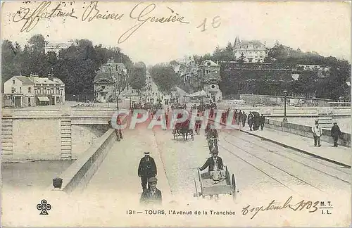 Cartes postales Tours l'Avenue de la Tranchee