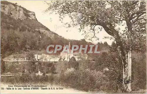 Cartes postales Vallee de la Loue Environs d'Ornans Chapelle de ND du Chene