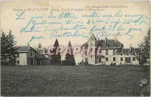 Cartes postales Chateau de Beauvoisin Jura Facade Principale et Dependances