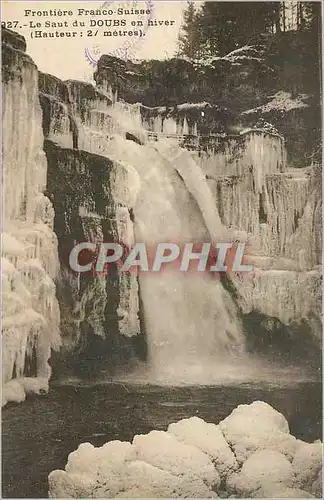 Cartes postales Le Saut du Doubs en hiver