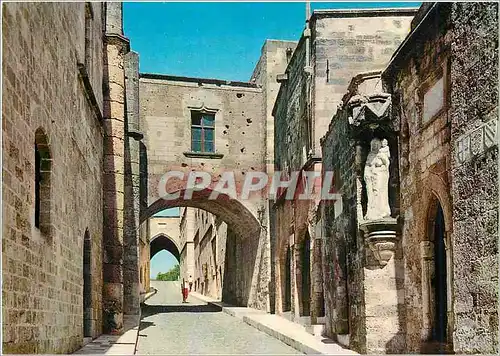 Cartes postales moderne Rhodes Rue des Chevaliers