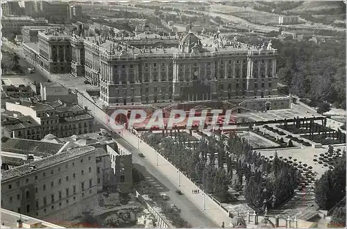 Cartes postales moderne Madrid Palais National Vue panoramique