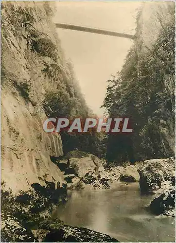 Cartes postales moderne Le Pont de l'Abime au dessus du Cheran
