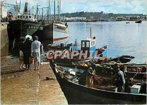 Cartes postales moderne Concarneau Finistere Bateaux de peche cotiere