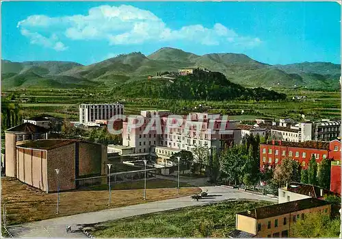 Cartes postales moderne Abano Terme Padova Eglise du S Cuore alle Terme et Vue generale vers S Daniele