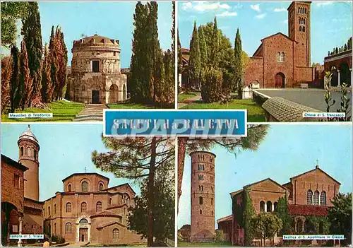 Moderne Karte Saluti da Ravenna