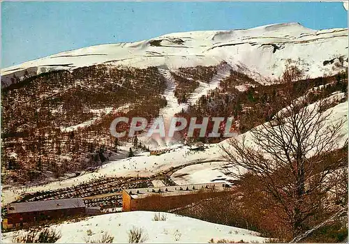 Moderne Karte Super Basse Ete Hiver La Station et les Champs de neige