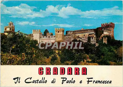 Cartes postales moderne Gradara Ti Castello di Paolo a Francesca