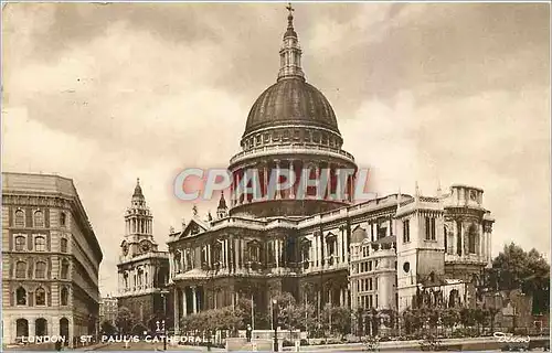 Moderne Karte London St Pauls Cathedral