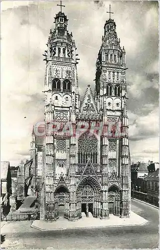 Cartes postales moderne Tours I et L La Cathedrale St Gatien